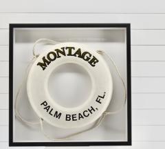 Vintage Palm Beach Life Ring Framed - 2398916