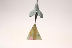 Vintage Paolo Soleri Arconsanti Multi Color Bronze Bell Wind Chime - 3271104
