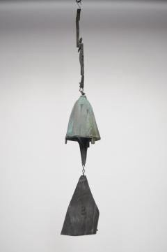 Vintage Paolo Soleri Arconsanti Windbell Wind Chime in Patinated Bronze - 3813216