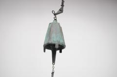 Vintage Paolo Soleri Arconsanti Windbell Wind Chime in Patinated Bronze - 3813221