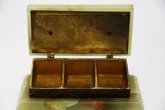 Vintage Parchment Pillbox - 3659893