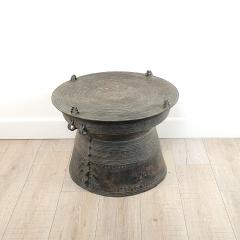 Vintage Patinated Bronze Rain Drum circa 1970 - 2790383