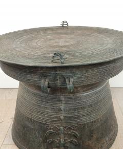 Vintage Patinated Bronze Rain Drum circa 1970 - 2790384