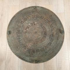 Vintage Patinated Bronze Rain Drum circa 1970 - 2790388