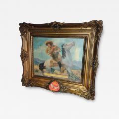 Vintage Pearl Beer Framed Advertising Sign - 4707984