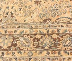 Vintage Persian Meshad Botanic Handmade Wool Carpet - 2445409