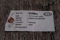 Vintage Persian Overdyed Kerman Rug 76 x118  - 2243828