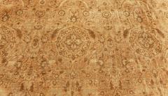 Vintage Persian Tabriz Brown Handmade Wool Rug - 2445480