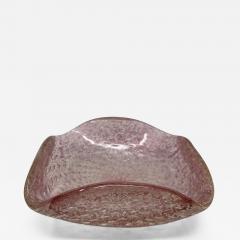 Vintage Pink Murano Glass Dish - 2574196