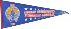 Vintage President George Bush and Vice President Dan Quayle Pennant - 3661183