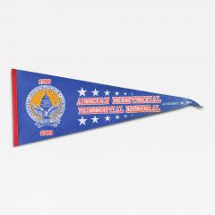 Vintage President George Bush and Vice President Dan Quayle Pennant - 3661188