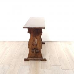Vintage Provincial Style Pedestal Table in Beechwood circa 1950 - 3484066