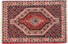 Vintage Pure Wool Handwoven Area Rug - 1133237