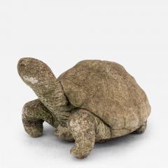 Vintage Reconstituted Stone Tortoise or Turtle Garden Ornament - 3372319