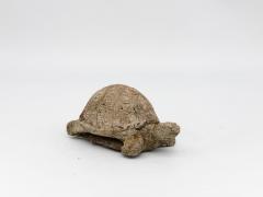 Vintage Reconstituted Stone Tortoise or Turtle Garden Ornament England 1970s - 4711615