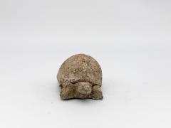Vintage Reconstituted Stone Tortoise or Turtle Garden Ornament England 1970s - 4711616