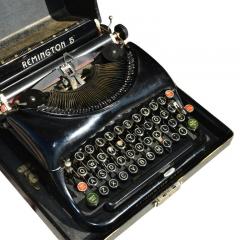 Vintage Remington Rand Model 5 Typewriter with Portable Carrying Case - 2579051