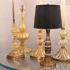 Vintage Retro Modern Red Black and Copper Band Table Lamp - 4679299