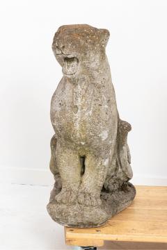 Vintage Roaring Panther Garden Statues - 1550492