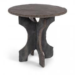 Vintage Round Slate Table - 1507436