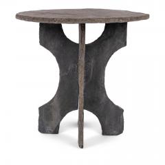 Vintage Round Slate Table - 1507438
