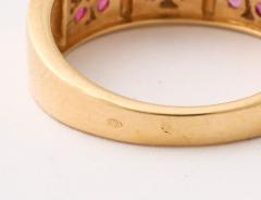 Vintage Ruby and Diamond Gold Ring - 4270351