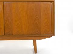 Vintage Scandinavian Mid Century Modern Teak Bookcase Cabinet - 987684