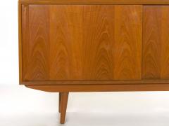Vintage Scandinavian Mid Century Modern Teak Bookcase Cabinet - 987688