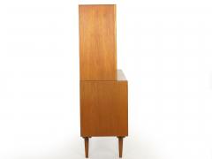 Vintage Scandinavian Mid Century Modern Teak Bookcase Cabinet - 987693