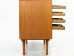 Vintage Scandinavian Mid Century Modern Teak Bookcase Cabinet - 987694