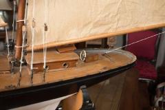 Vintage Schooner Model Sail Boat Patsy Ann  - 507025