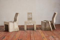 Vintage Sculptural Concrete Chair - 4059958