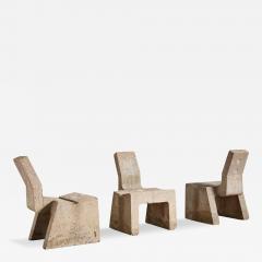 Vintage Sculptural Concrete Chair - 4062295