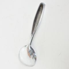 Vintage Sculptural Serving Spoon W German PROGRESSUS Aluminum - 1963547