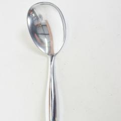 Vintage Sculptural Serving Spoon W German PROGRESSUS Aluminum - 1963549