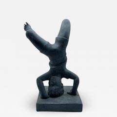 Vintage Sculpture of a Boy Doing a Handstand - 2179629