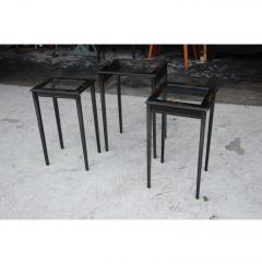 Vintage Set of 3 Japanned Nesting Tables - 2813992