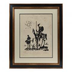 Vintage Signed Lithograph Don Quixote Of Pablo Picasso  - 944568