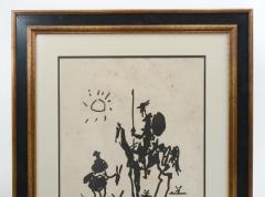 Vintage Signed Lithograph Don Quixote Of Pablo Picasso  - 944583