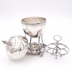 Vintage Silver Plate Egg Holder England circa 1960 - 3004623