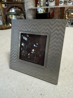 Vintage Silver Tone Textured Picture Frame - 4563899