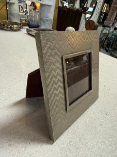 Vintage Silver Tone Textured Picture Frame - 4563900
