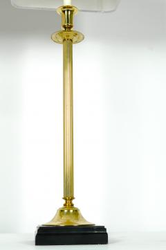 Vintage Solid Brass European Candlestick Lamps - 330573