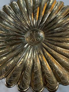 Vintage Solid Brass Pedestal Bowl - 4623585