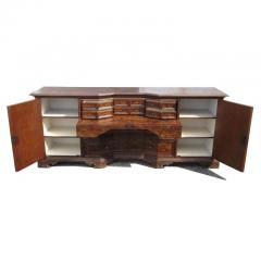 Vintage Solid Wood Italian Desk Secretary Credenza - 2630322