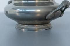 Vintage Soup Tureen in Silver Metal with Lid - 3640992