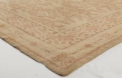 Vintage Spanish Camel Background Handmade Wool Carpet - 2441382