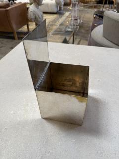 Vintage Stainless Steel Hinged Storage Box - 4564154