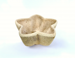 Vintage Star Shaped Cement Planters 1960s - 4751162