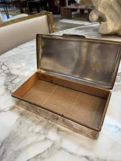 Vintage State Express Cigarettes Metal Cigarette Box with Wooden Interior - 4380201